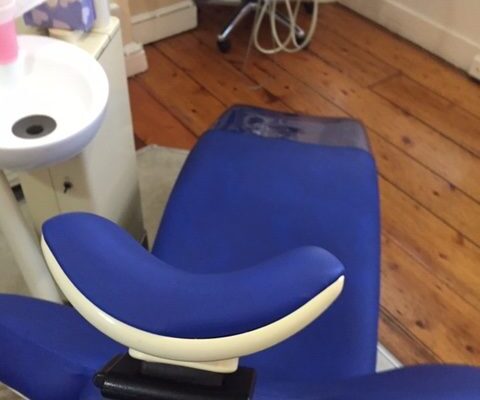dental chair match saddle stool blue